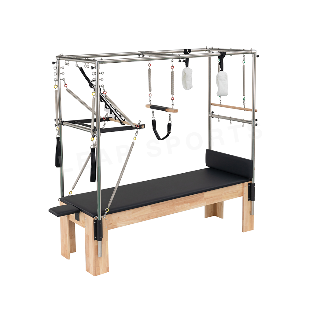 Leap Sports Pilates Cadillac – Premium Wood Frame & Suspension