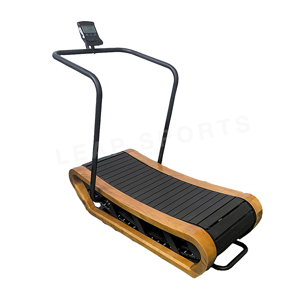 Curved Manual Treadmill – Wood Frame, Quiet, USA Stock – LEAP Curved Manual Treadmill – Wood Frame, Quiet, USA Stock – LEAP