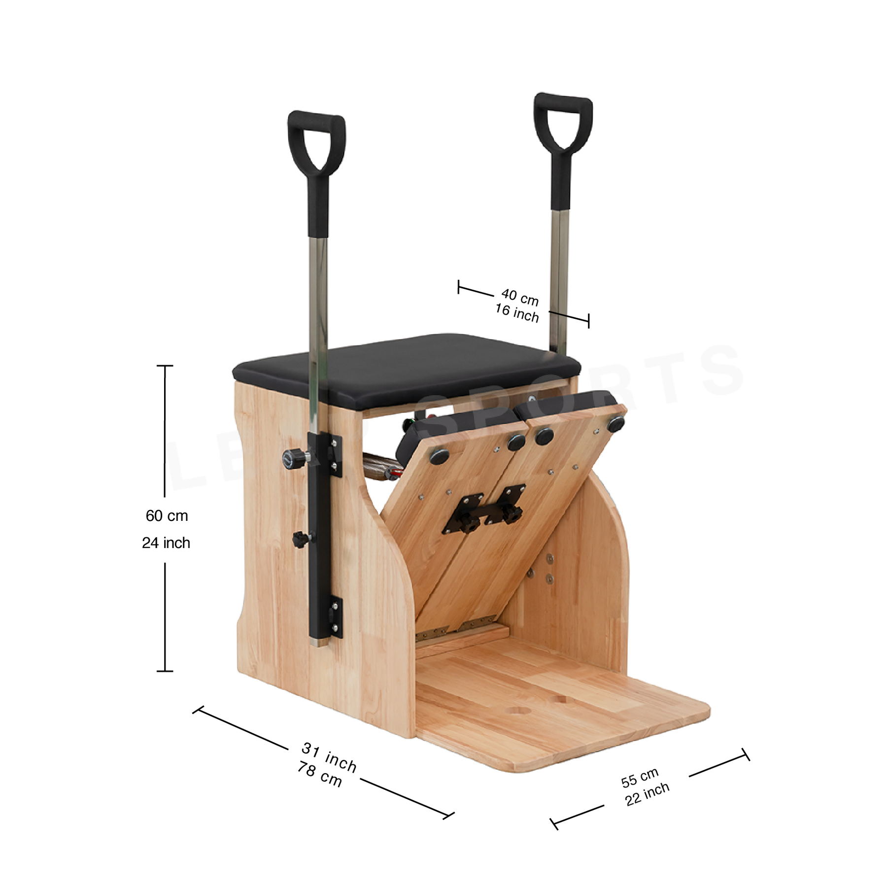 pedal chair LEAP SPORTS Pilates Split Pedal Stability Chair