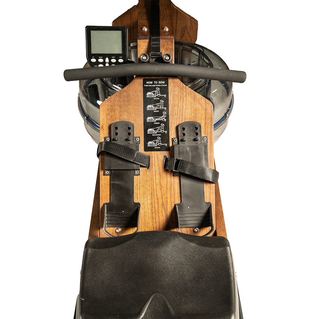 LEAP SPORTS Foldable Wooden Water Rowing Machine