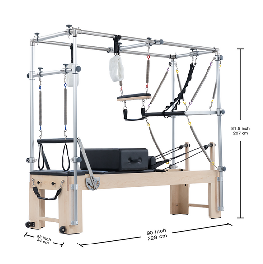 LEAP SPORTS Pilates Cadillac Reformer - Maple Edition